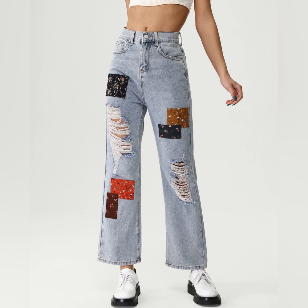 Cider Patchwork Jeans